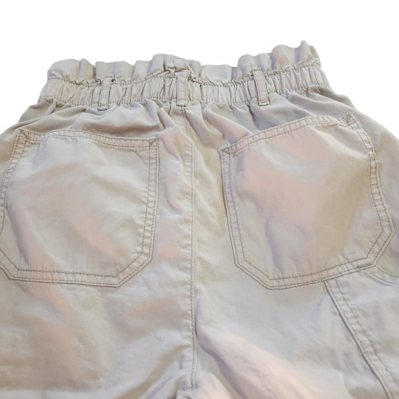 Abercrombie & Fitch Gathered Waist Cargo Pants - Size XS - Cream/Beige - Picture 6 of 15